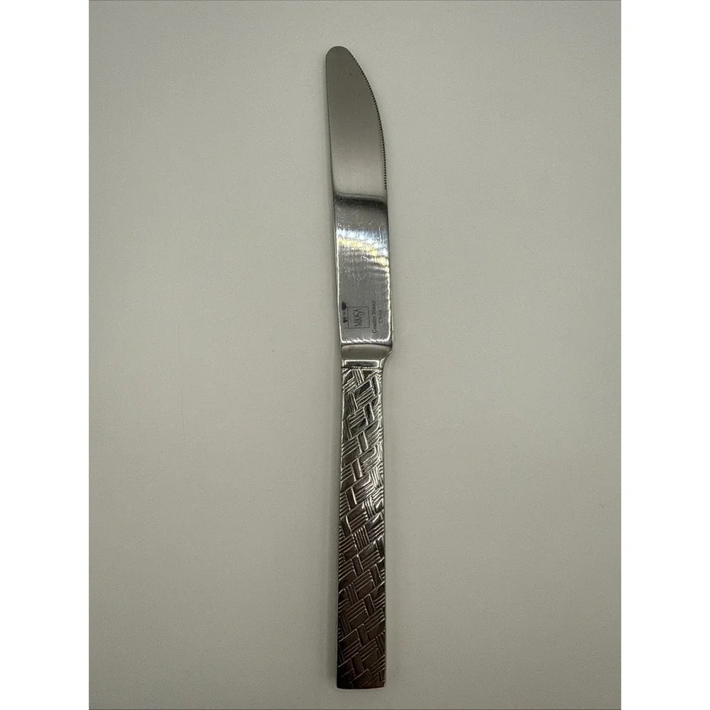 Mikasa Country Manor Flatware Single‎ Knife Vintage Replacement Woven Stitched